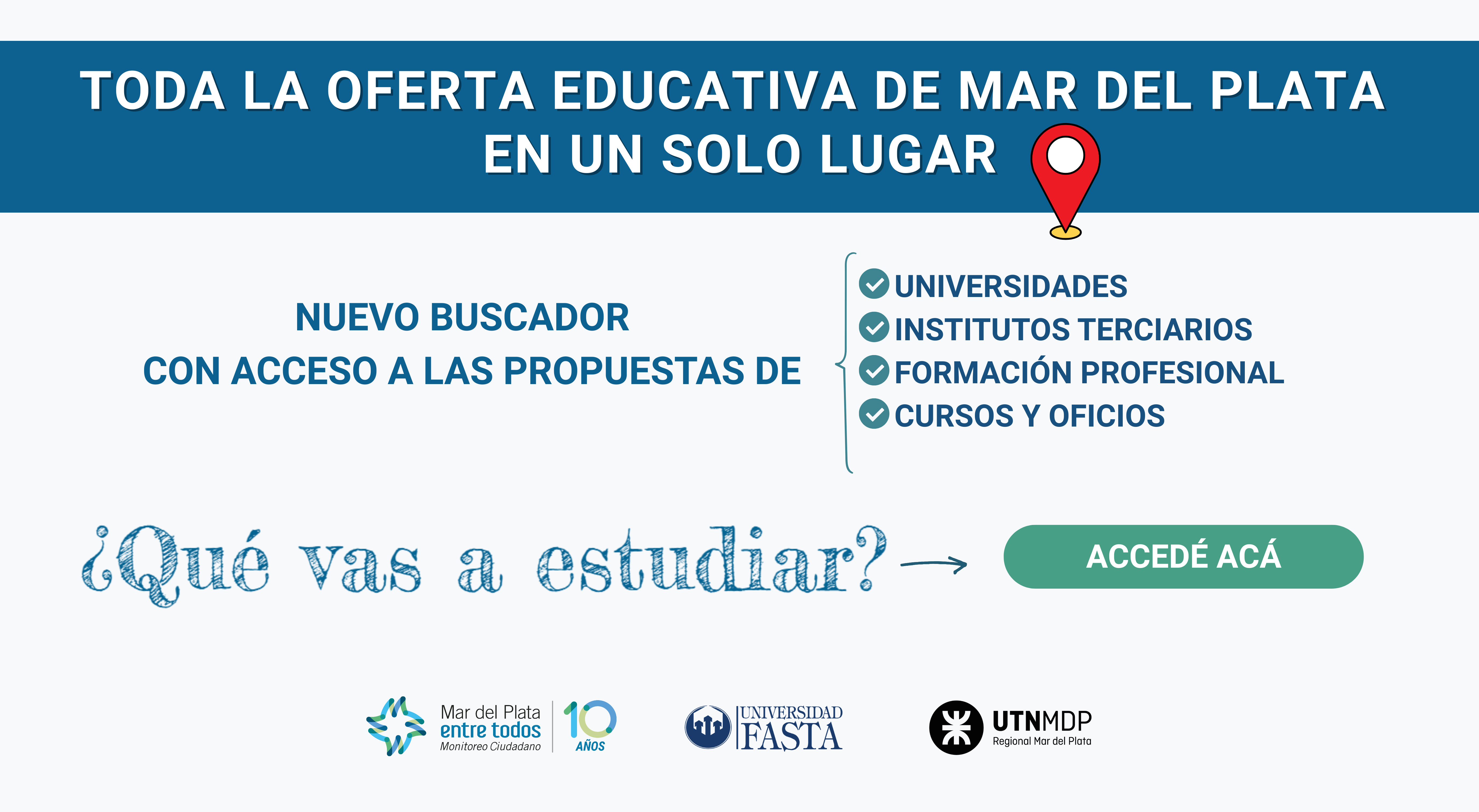 Toda la oferta educativa de Mar del Plata, en un solo lugar